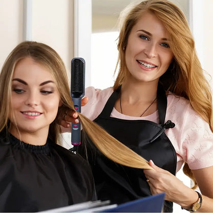 Cepillo Alisador Eléctrico Profesional -